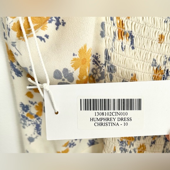 NWT reformation humphrey dress in christina | size 10 - Picture 7 of 9